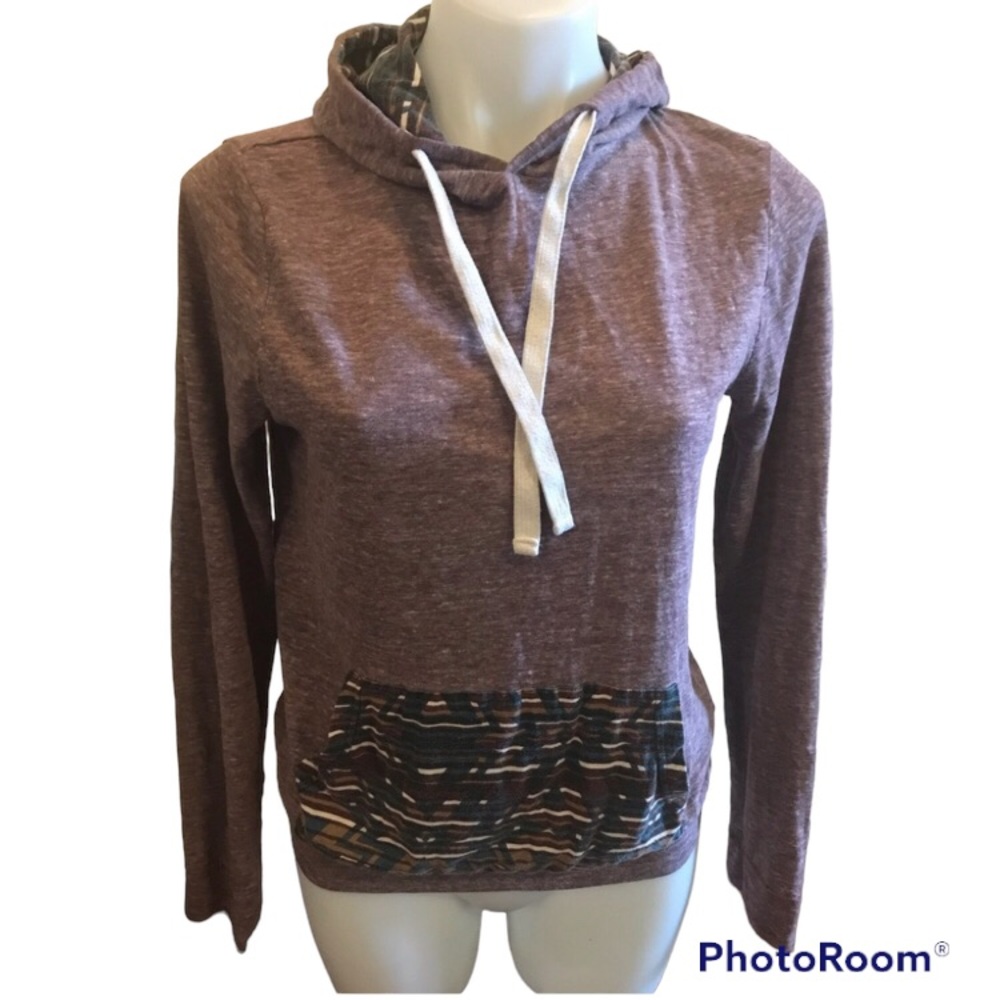 Boys Mauve Bluenotes Long Sleeve Hoodie Top